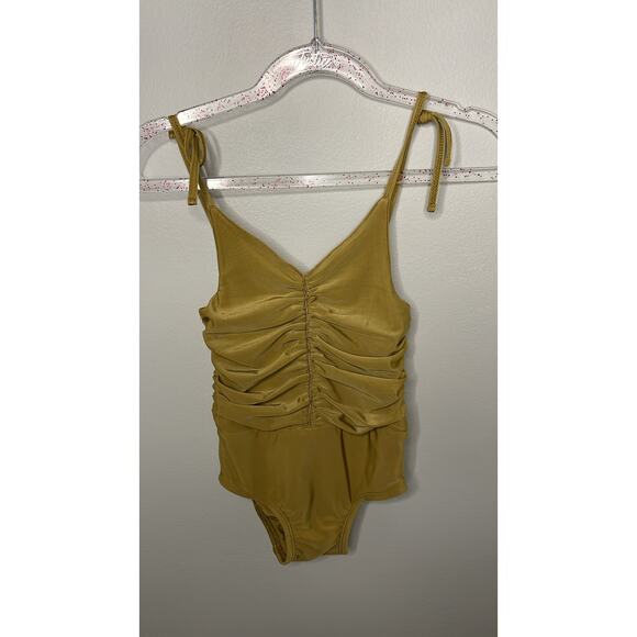 Kate Quinn Gold Swimsuit - Picture 1 of 2